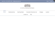 Tablet Screenshot of colebrooke.info